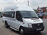 Бесплатный автобус Genser в пункт аренды автомобилей АрендаАвто-ксв на Новорязанском шоссе